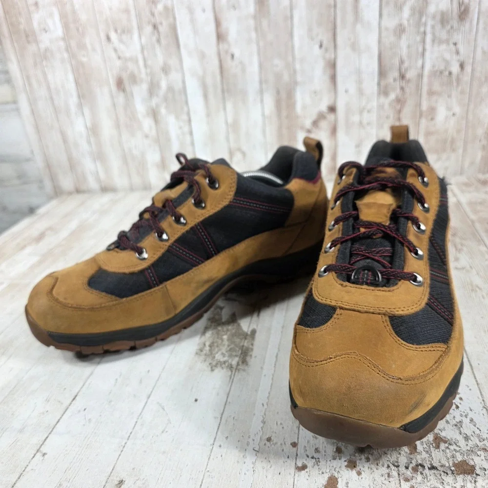 LL Bean Tek 2.5 Waterproof Hiking Shoes Mens 11 Wide Tan Black Primaloft 296513